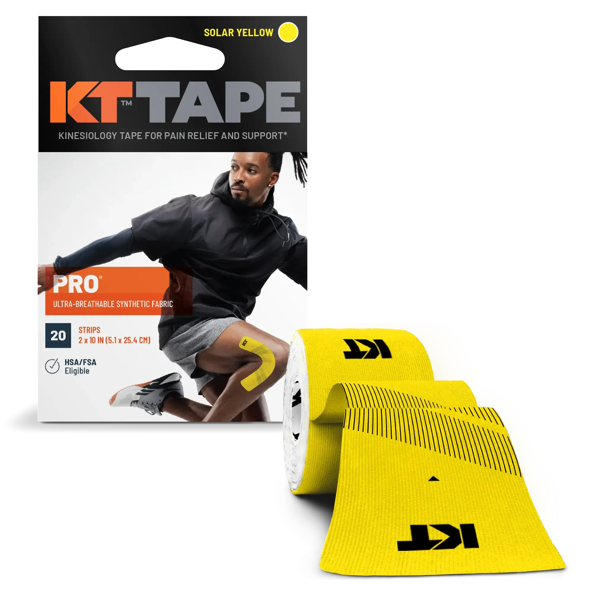 KT Tape Pro® Synthetic Kinesiology Tape – Precut Strips - Image 25
