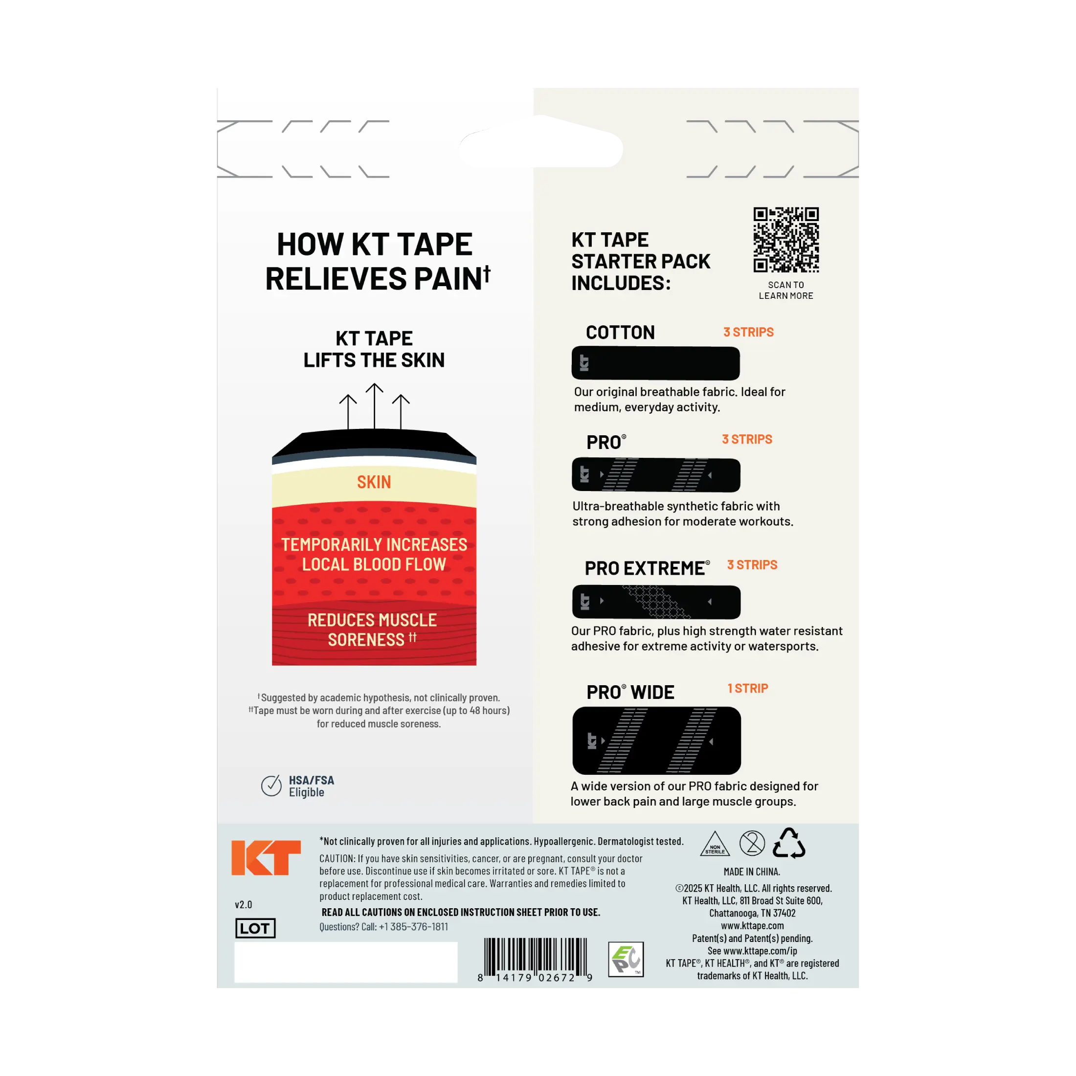 KT Tape Starter Pack Kinesiology Tape Kit - Image 9