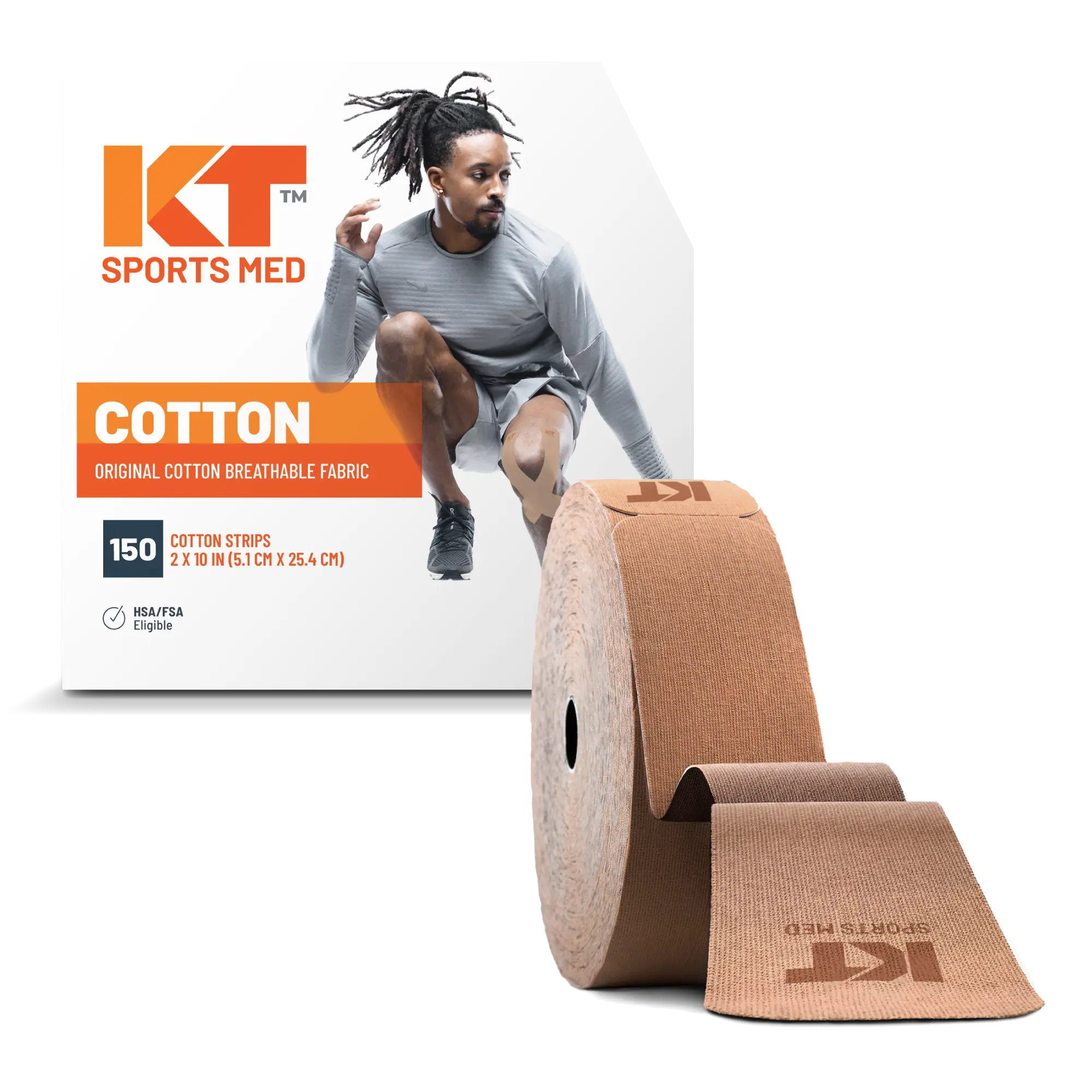 KT Tape Original Cotton 150 Strip 10 Precut