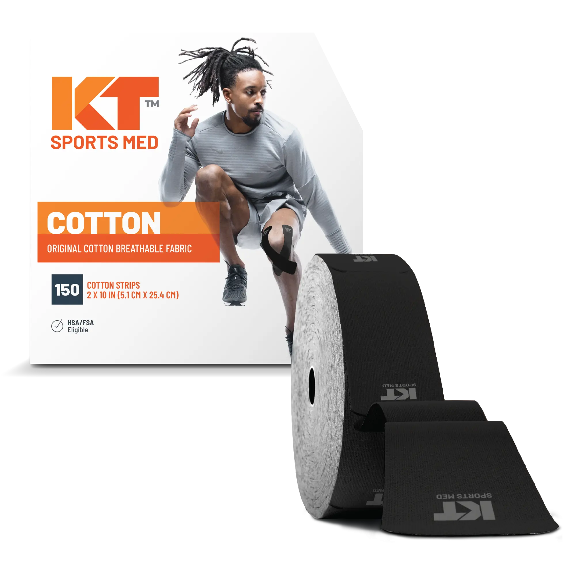 KT Tape Original Cotton 150 Strip 10 Precut - Image 4
